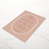 Elegant Peach Dotted Invitations (Rotation)