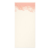 Elegant Peach Floral Swirl - Menu