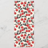 Elegant Peach Menu Card (Dos)