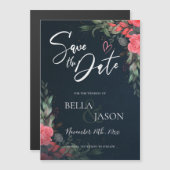 Elegant Peach Oranje Floral Wedding (Voorkant / Achterkant)