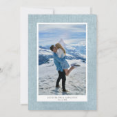 Elegant  Peacock Birds Gold Glitter Script Save The Date (Achterkant)