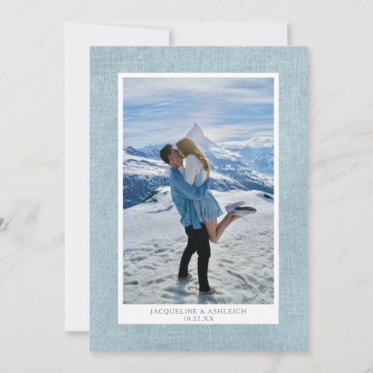 Elegant  Peacock Birds Gold Glitter Script Save The Date (Achterkant)