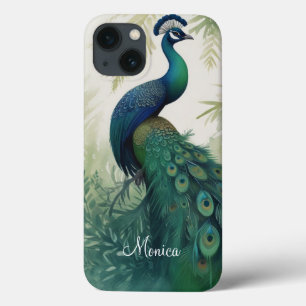 Elegant Peacock iPhone 13 Hoesje