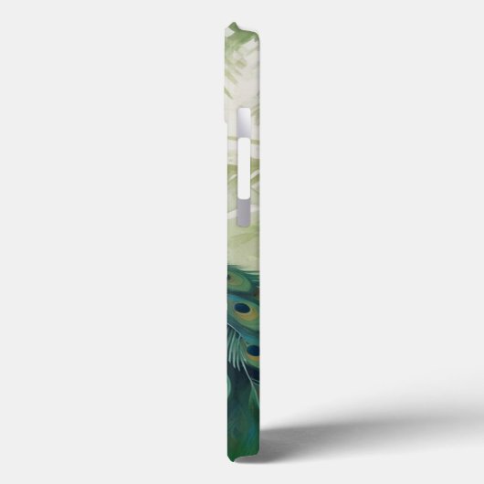Elegant Peacock Case-Mate iPhone Case (Achterkant / Links)
