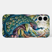 Elégant Peacock dans le Coque forestier enchanté (Verso (horizontal))