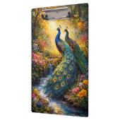 Elegant Peacock Design Clipboard | Klembord (Links)