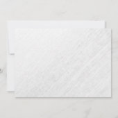 Elegant Peacock Feathers Wedding Invitations Kaart (Achterkant)