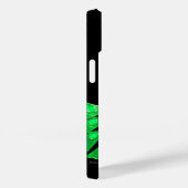 ELEGANT PEACOCK IN GROEN, EMERALD MONOGRAM Case-Mate iPhone CASE (Achterkant / Rechts)
