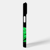 ELEGANT PEACOCK IN GROEN, EMERALD MONOGRAM Case-Mate iPhone CASE (Achterkant / Rechts)