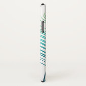 Elegant Peacock Monogram Case-Mate iPhone Case (Achterkant / rechts)