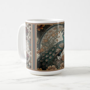Élégant Peacock Mug