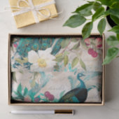 Elegant Peacock Tissue Paper Tissuepapier (Geschenk)