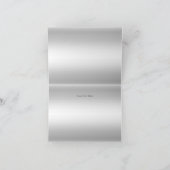 Elégant Pearl Bow & Cross Carte de remerciements (Intérieur)