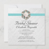 Elegant Pearl Bridal Shower invitations (Devant)
