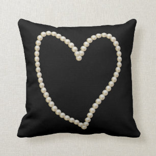Elegant Pearl Heart Kussen