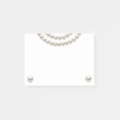 Elegant Pearl Ketting Post-it® Notes (Voorkant)