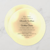 Elegant Pearl Simple Chic Faire-part de mariage (Devant / Derrière)