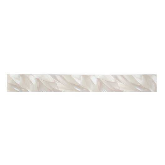Elegant Pearl White Shell Abstract Lint (Voorkant)