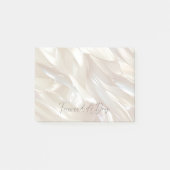 Elegant Pearl White Shell Abstract Post-it® Notes (Voorkant)