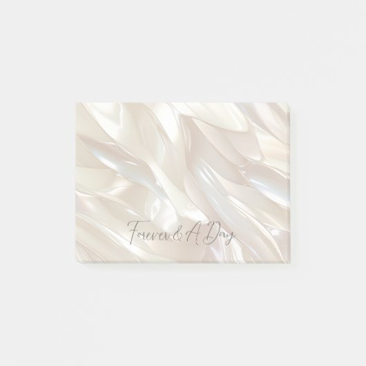 Elegant Pearl White Shell Abstract Post-it® Notes (Voorkant)