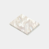 Elegant Pearl White Shell Abstract Post-it® Notes (Schuin)