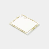Elegant Pearlescent Gold Texture Post-it® Notes (Schuin)