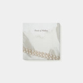 Elegant Pearls of Wisdom Post-it® Notes (Voorkant)