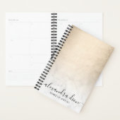 Elégant peintre de maquillage en marbre blanc or c (Devant avec enveloppe)