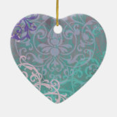 Elegant Pekingese Keramisch Ornament (Achterkant)