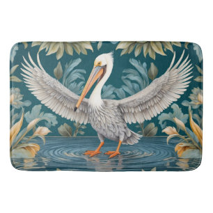 Elegant Pelikaan Vogel Tropisch Paradijs Badmat