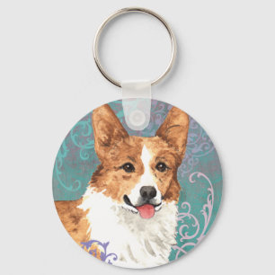 Elegant Pembroke Welsh Corgi Sleutelhanger