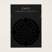 Élégant Pendentif de collier noir (Devant)