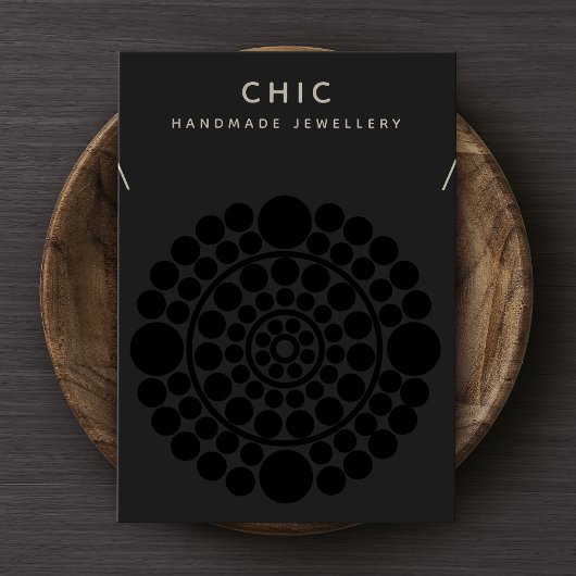 Élégant Pendentif de collier noir