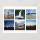 Elegant penseelscript Vrolijke moderne kerst Kaart (Achterkant)