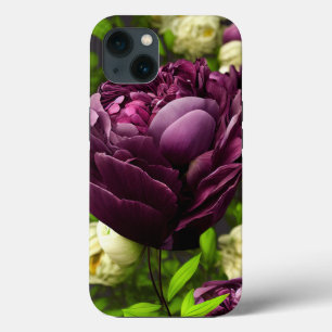 Elegant Peonies & Rozen Telefoon Case