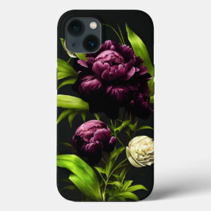 Elegant Peonies & Rozen Telefoon Case