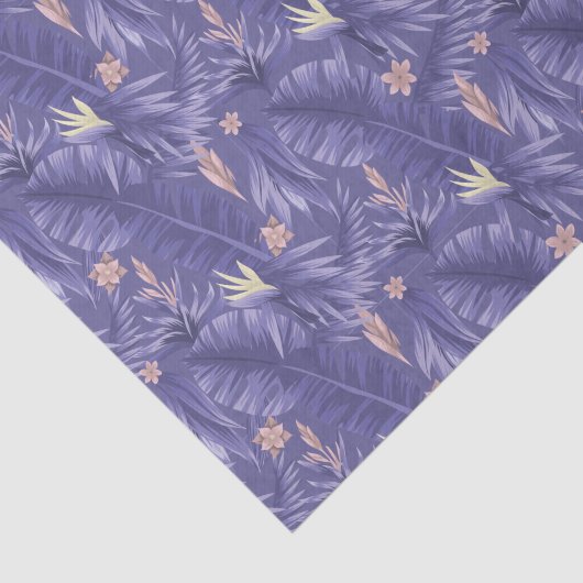 elegant periwinkle getild patroon tissuepapier (Detail)