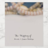 Elégant Perles & Coquillages de mer Étiquettes de  (Étiquettes simples)