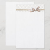 Elegant Personal Stationery Briefpapier (Voorkant / Achterkant)