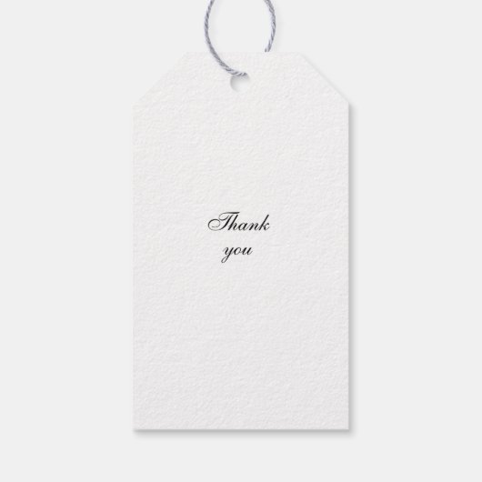 Elegant personalisierbar cadeaulabel (Achterkant)