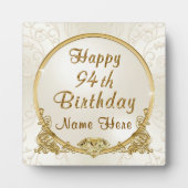 Elegant Personalized, 94th Birthday Gift Ideas, Fotoplaat (Voorkant)