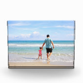 Elegant Personalized Acrylic Photo Plaque Fotoblokken (Voorkant)