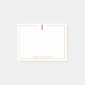 Elegant Personalized Monogram 3D Letter I Initial  Post-it® Notes (Voorkant)