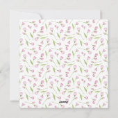 Elegant Personalized Photo Happy Easter Feestdagenkaart (Achterkant)