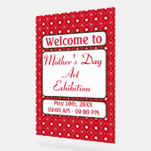 Elegant Personalized Red White Pattern (Angle)