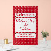 Elegant Personalized Red White Pattern (Mariage)