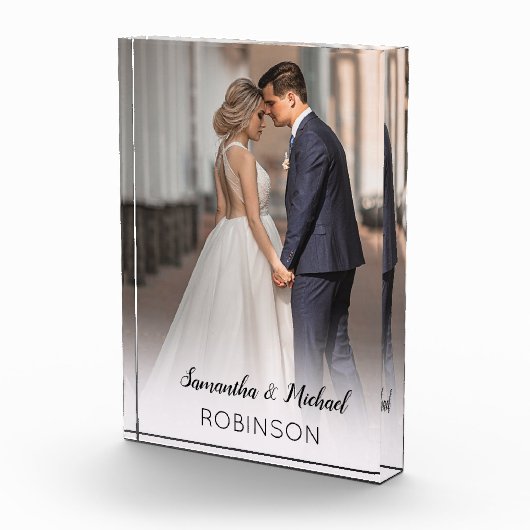 Elegant Personalized Wedding Fotoblokken (Rechts)