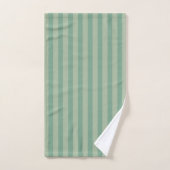 Elégant personnalisé jaune hiboux vert lignes enfa (Serviette à main)