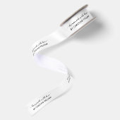 Elegant Persoonlijk Handgemaakt Met Liefde Script Lint (Achterkant)