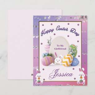 Elegant, persoonlijk, Happy Easter Day Holid Feestdagenkaart